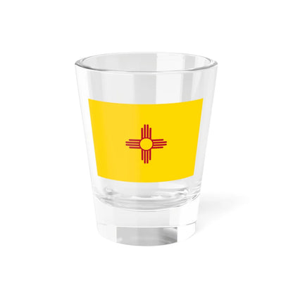 Flag of New Mexico 3-2 (United States) Shot Glass 1.5oz 1.5oz - Go Mug Yourself