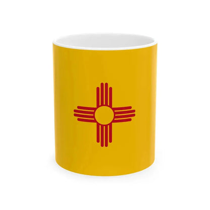 Flag of New Mexico (Mexico) White Coffee Mug 11oz - Go Mug Yourself