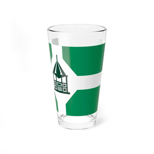 Flag of New Milford, Connecticut - Pint Glass 16oz 16oz - Go Mug Yourself