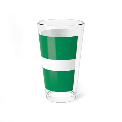 Flag of New Milford, Connecticut - Pint Glass 16oz - Go Mug Yourself