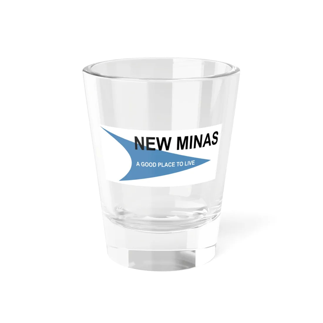 Flag of New Minas Nova Scotia (Canada) Shot Glass 1.5oz 1.5oz - Go Mug Yourself