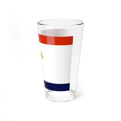 Flag of New Orleans, Louisiana - Pint Glass 16oz - Go Mug Yourself