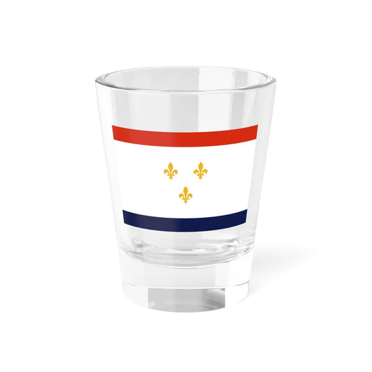 Flag of New Orleans Louisiana (United States) Shot Glass 1.5oz 1.5oz - Go Mug Yourself