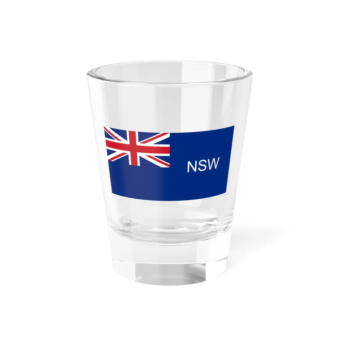 Flag of New South Wales 1867 (Australia) Shot Glass 1.5oz 1.5oz - Go Mug Yourself