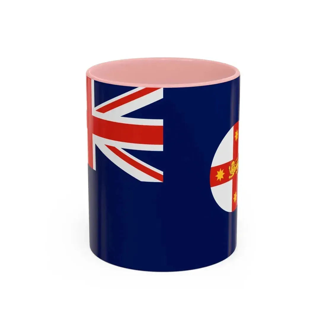 Flag of New South Wales Australia - Accent Coffee Mug 11oz Pink - Go Mug Yourself