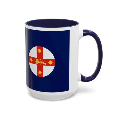 Flag of New South Wales Australia - Accent Coffee Mug - Go Mug Yourself