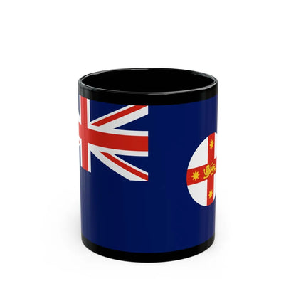 Flag of New South Wales Australia - Black Coffee Mug-11oz-Go Mug Yourself