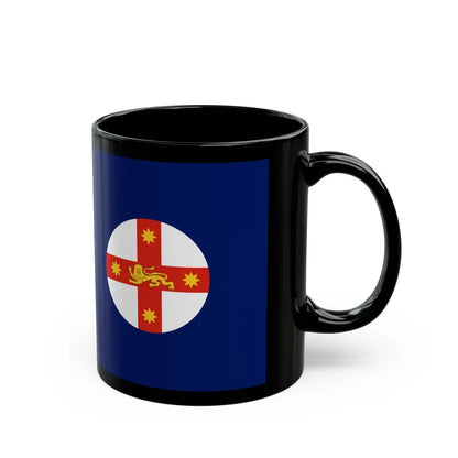 Flag of New South Wales Australia - Black Coffee Mug-Go Mug Yourself