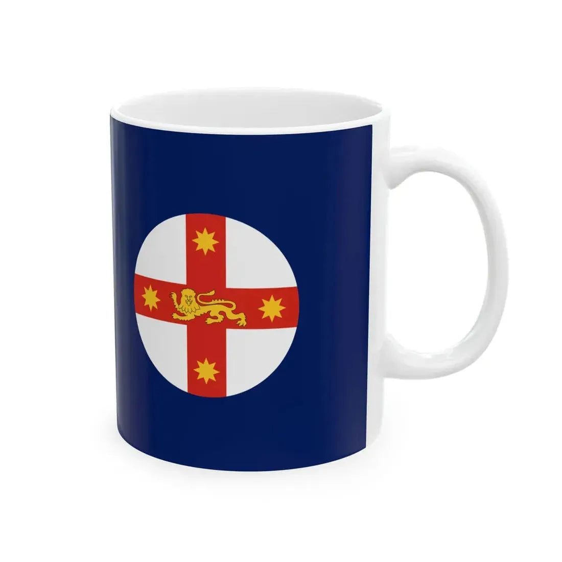Flag of New South Wales (Australia) White Coffee Mug - Go Mug Yourself