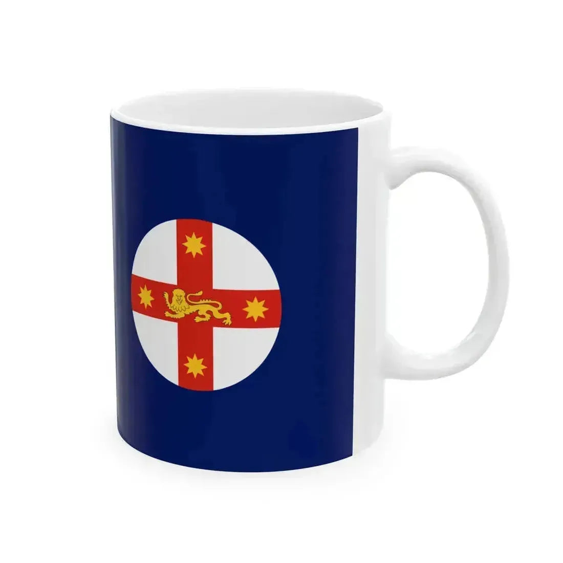 Flag of New South Wales Australia - White Coffee Mug - Go Mug Yourself