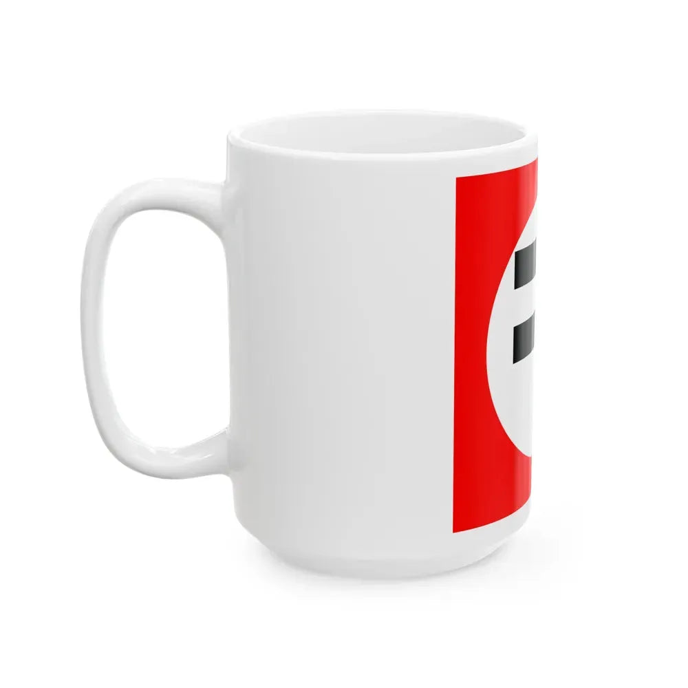 Flag of New Triumph Party - White Coffee Mug - Go Mug Yourself