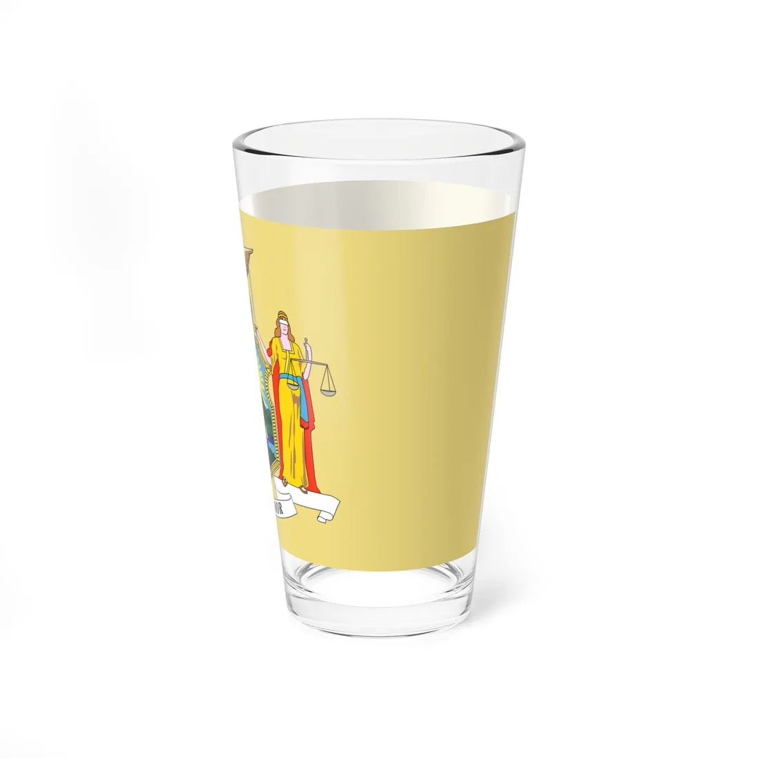Flag of New York 1896-1901 (United States) Pint Glass 16oz - Go Mug Yourself