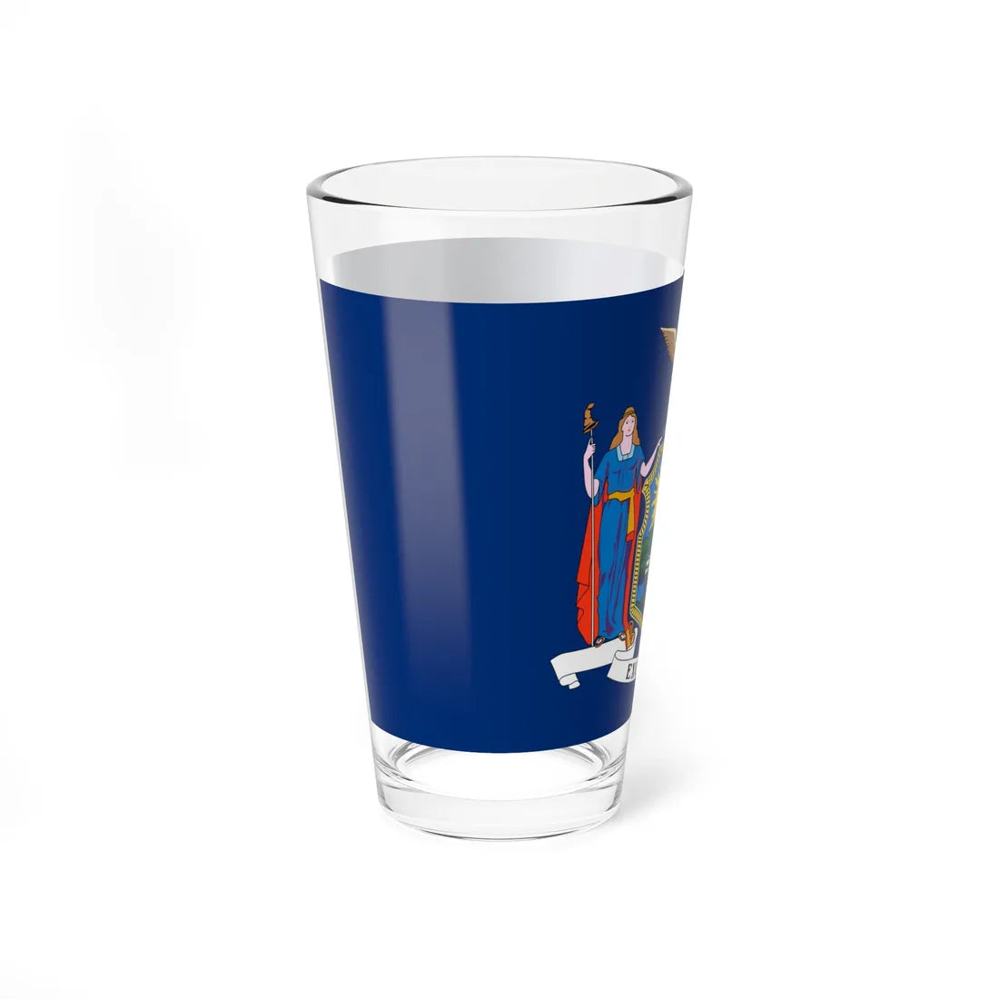 Flag of New York 1909-2020 (United States) Pint Glass 16oz - Go Mug Yourself