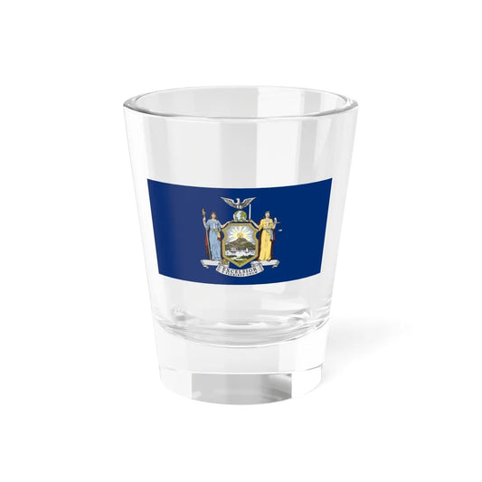 Flag of New York alternative (United States) Shot Glass 1.5oz 1.5oz - Go Mug Yourself