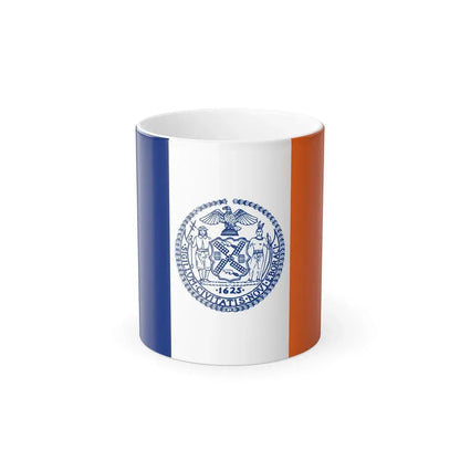 Flag of New York City - Color Changing Coffee Mug 11oz - Go Mug Yourself