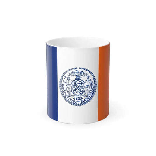 Flag of New York City - Color Changing Coffee Mug 11oz - Go Mug Yourself