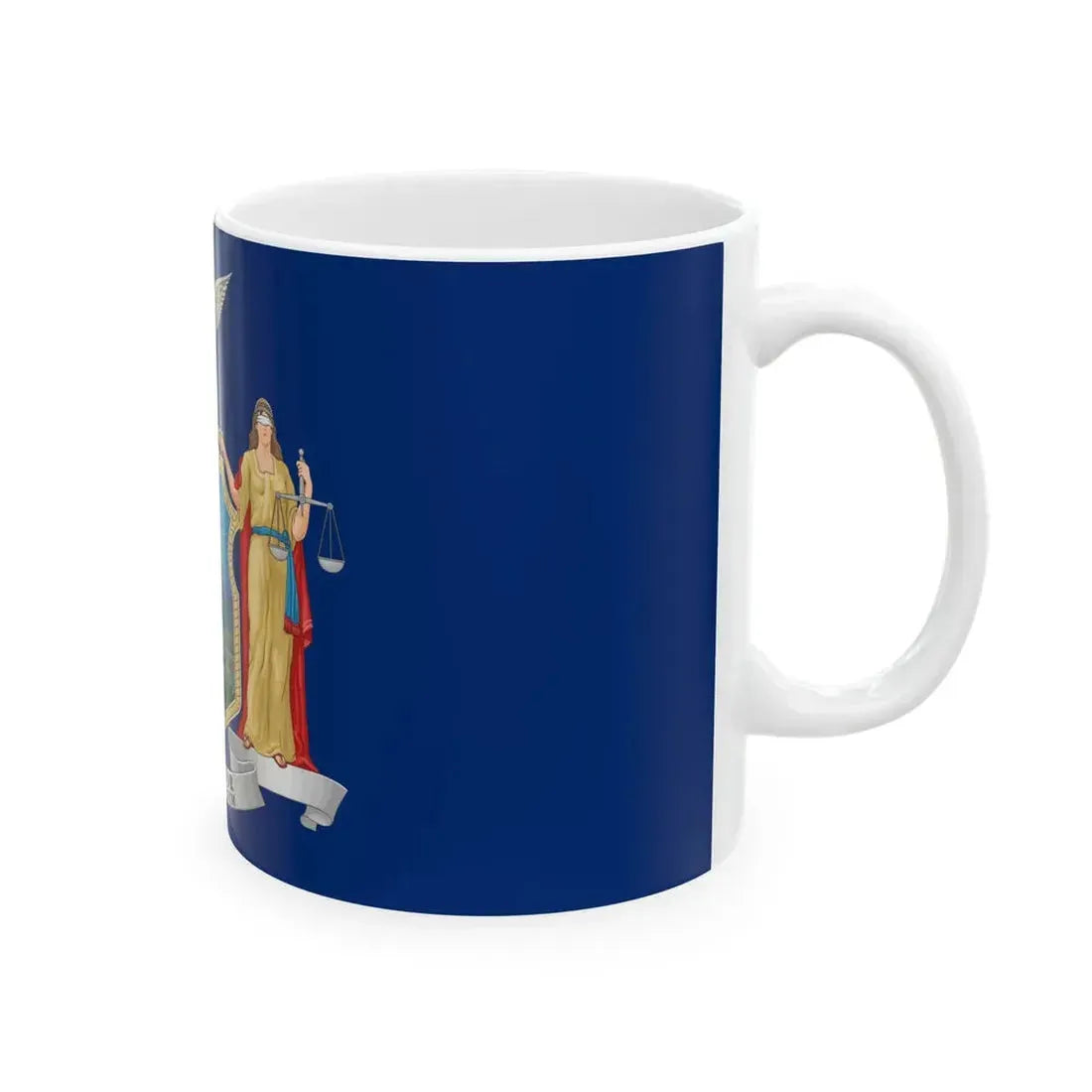 Flag of New York (United States) White Coffee Mug - Go Mug Yourself