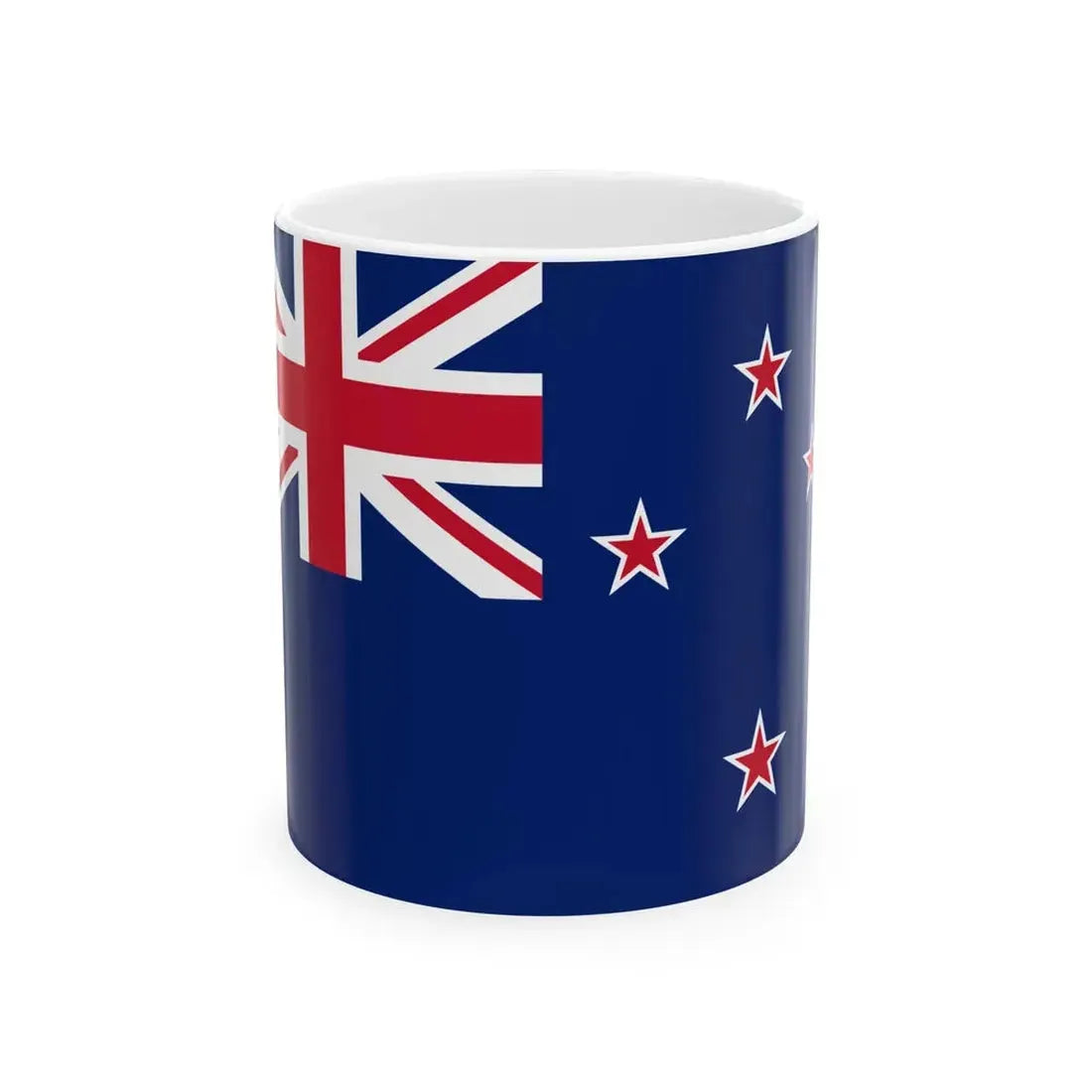 Flag of New Zealand 3-2 aspect ratio (New Zealand) White Coffee Mug 11oz - Go Mug Yourself