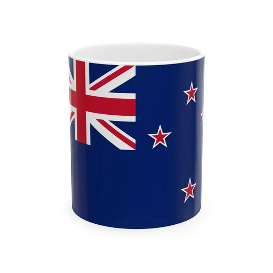 Flag of New Zealand 3-2 aspect ratio (New Zealand) White Coffee Mug 11oz - Go Mug Yourself