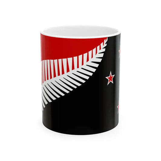 Flag of New Zealand Christophe Lennard (New Zealand) White Coffee Mug 11oz - Go Mug Yourself