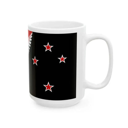 Flag of New Zealand Christophe Lennard (New Zealand) White Coffee Mug - Go Mug Yourself