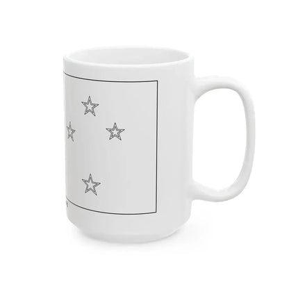 Flag of New Zealand colouring page (New Zealand) White Coffee Mug - Go Mug Yourself