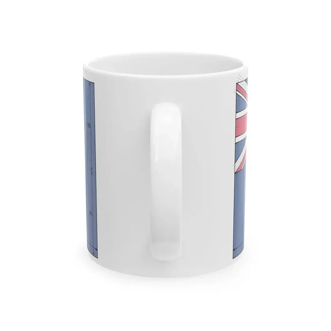 Flag of New Zealand construction (New Zealand) White Coffee Mug - Go Mug Yourself