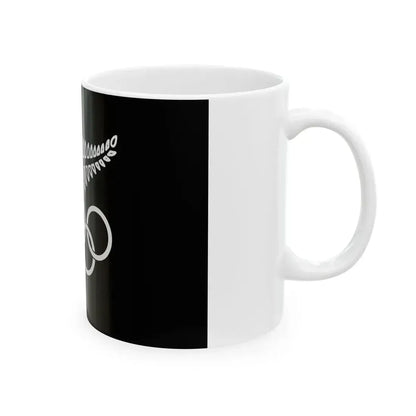 Flag of New Zealand Olympic Committee 1979-1994 (New Zealand) White Coffee Mug - Go Mug Yourself