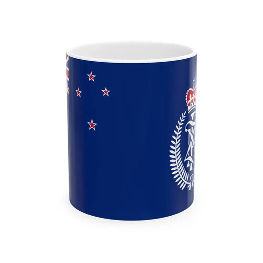 Flag of New Zealand Police (New Zealand) White Coffee Mug 11oz - Go Mug Yourself