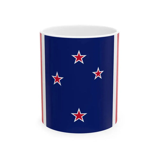 Flag of New Zealand Titman (New Zealand) White Coffee Mug 11oz - Go Mug Yourself