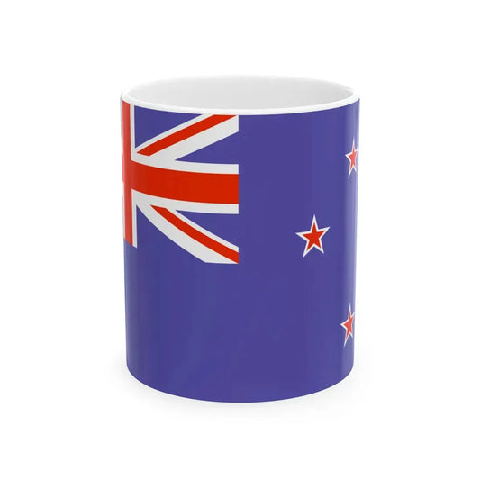 Flag of New Zealand WFB 2000 (New Zealand) White Coffee Mug 11oz - Go Mug Yourself