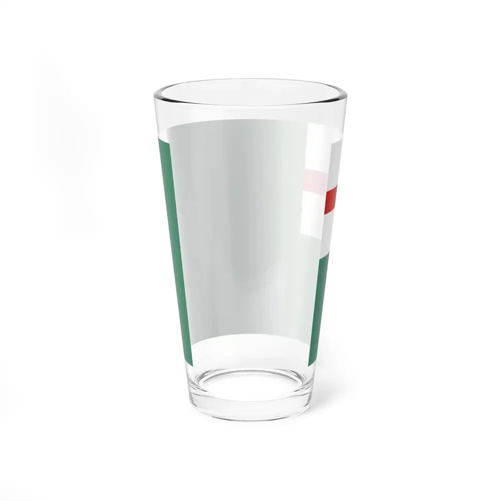 Flag of Newbury, Massachusetts - Pint Glass 16oz - Go Mug Yourself