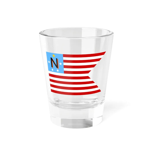 Flag of Newbury Township Ohio (United States) Shot Glass 1.5oz 1.5oz - Go Mug Yourself