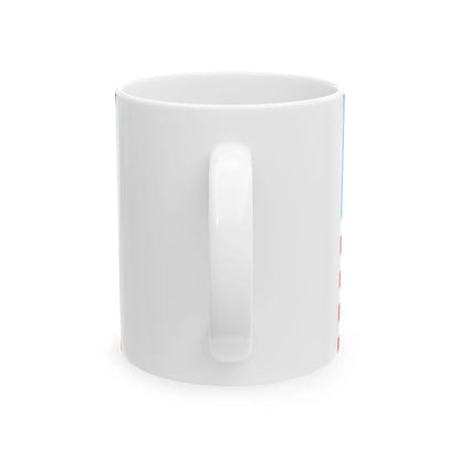 Flag of Newbury Township Ohio (United States) White Coffee Mug - Go Mug Yourself