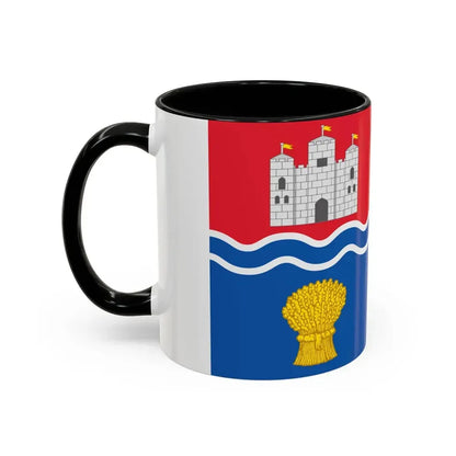 Flag of Newbury UK - Accent Coffee Mug - Go Mug Yourself