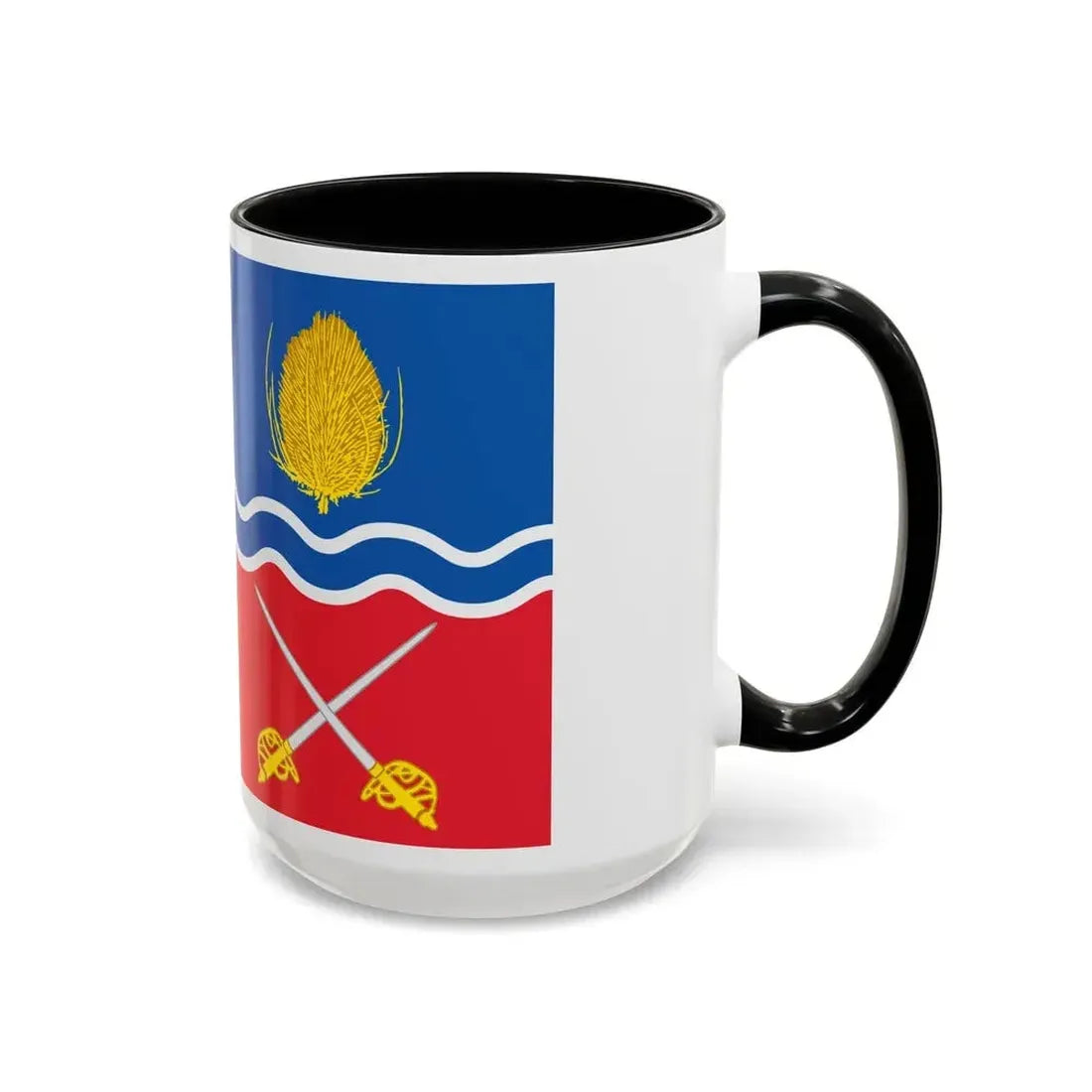 Flag of Newbury UK - Accent Coffee Mug - Go Mug Yourself