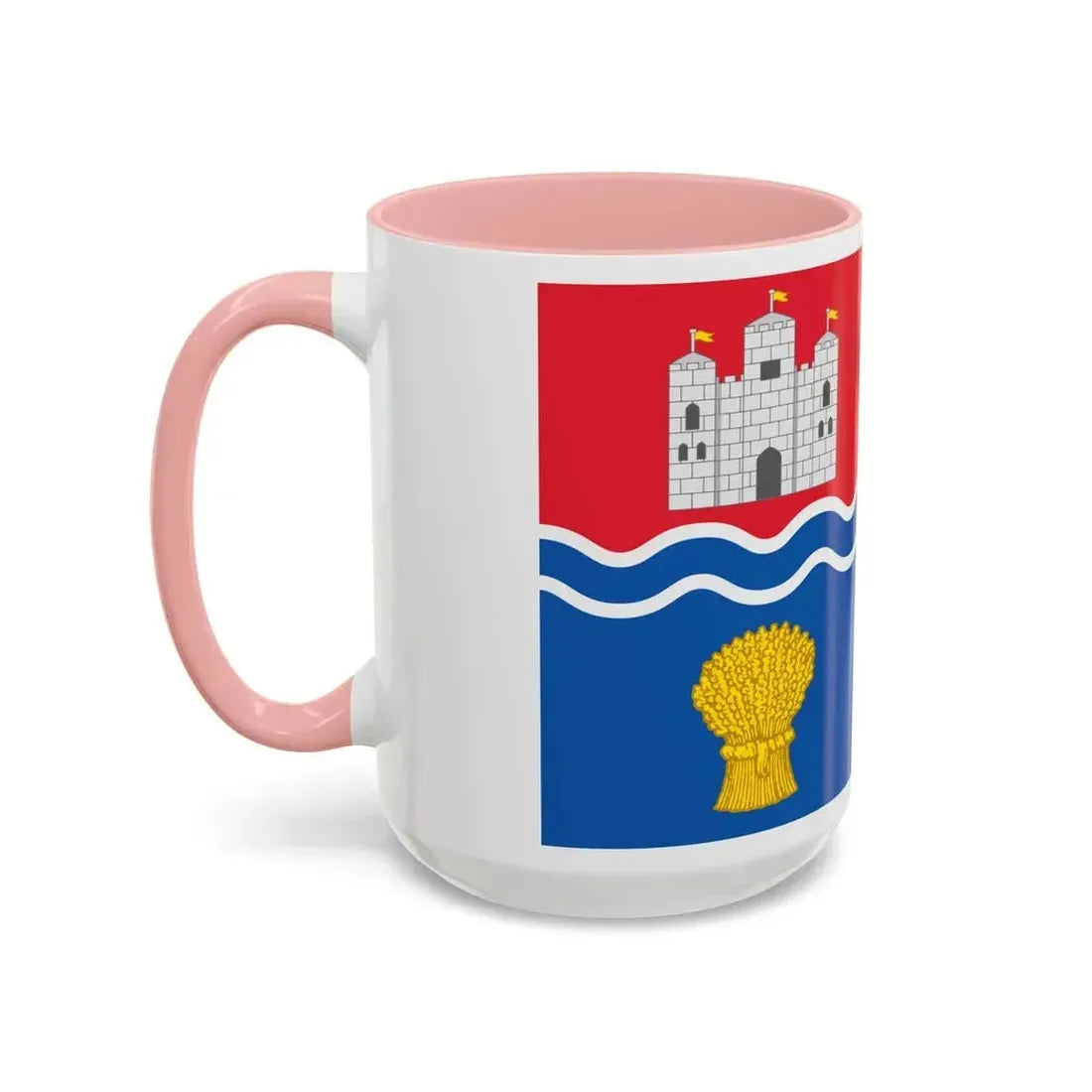 Flag of Newbury UK - Accent Coffee Mug - Go Mug Yourself