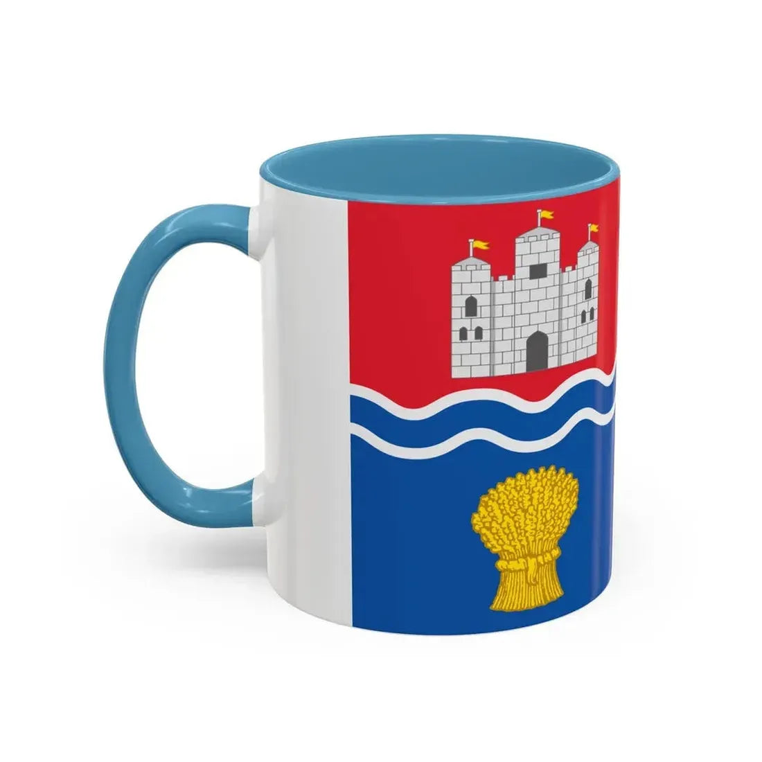 Flag of Newbury UK - Accent Coffee Mug - Go Mug Yourself