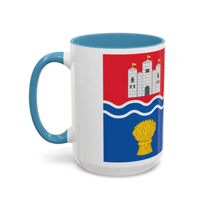 Flag of Newbury UK - Accent Coffee Mug - Go Mug Yourself