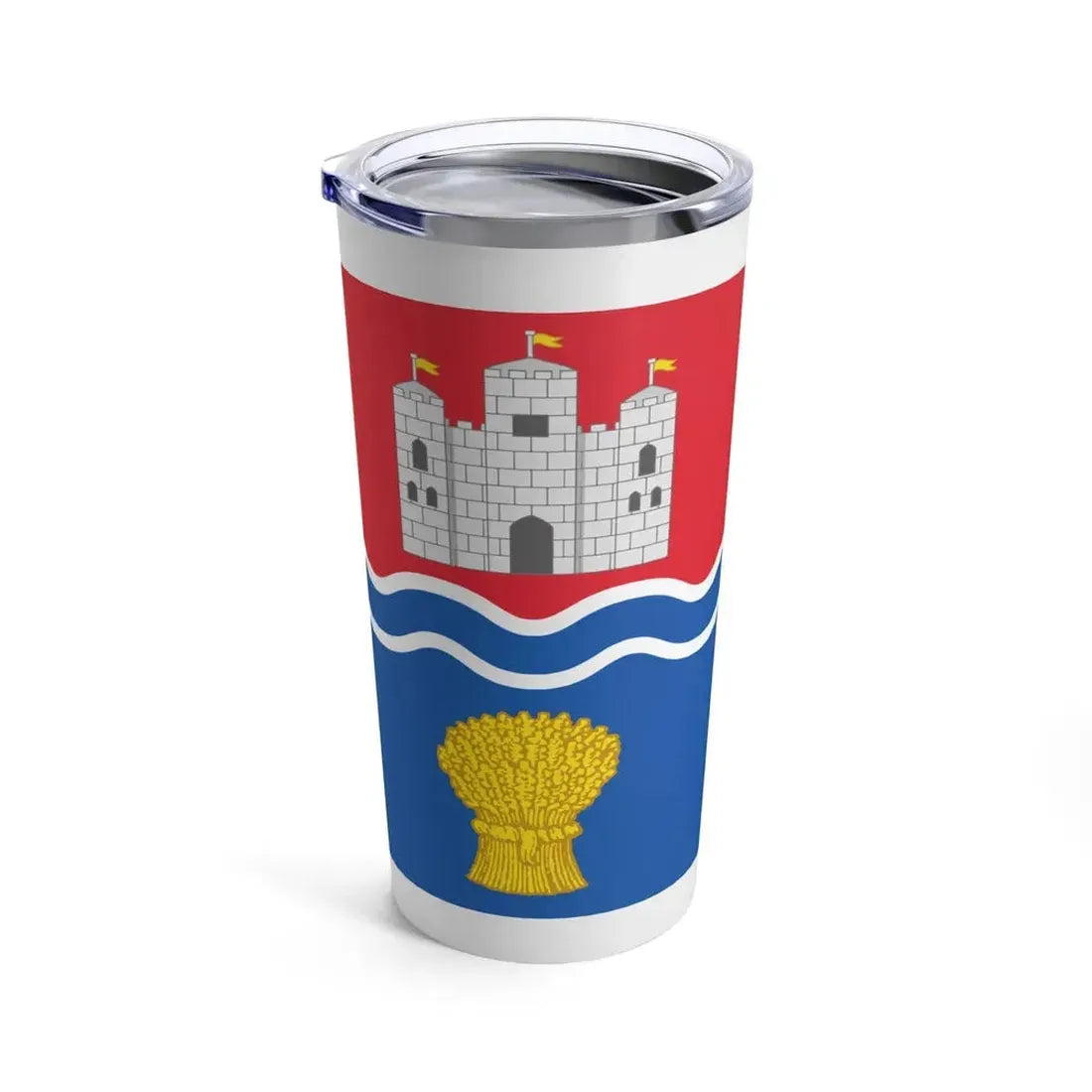 Flag of Newbury UK - Tumbler 20oz - Go Mug Yourself
