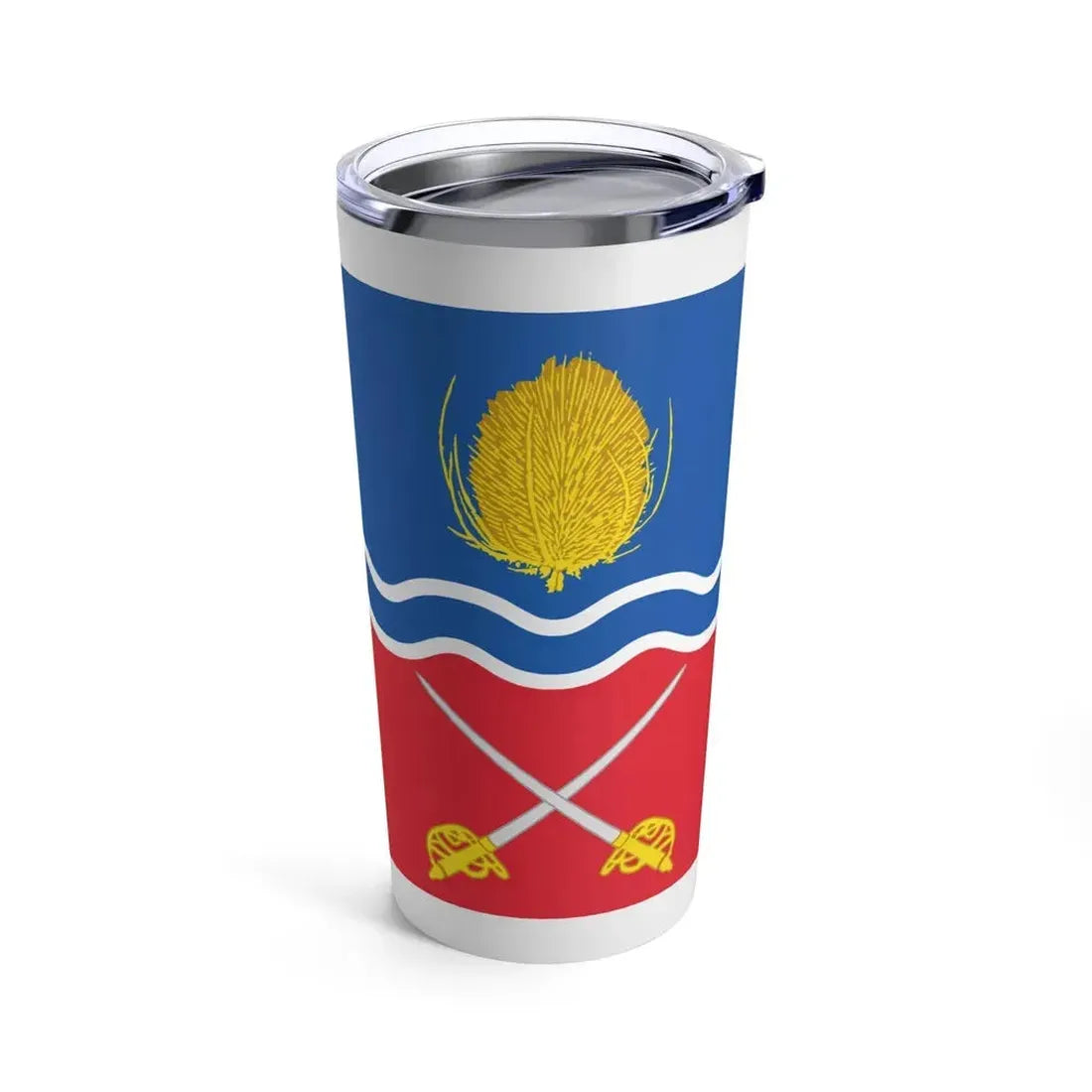 Flag of Newbury UK - Tumbler 20oz - Go Mug Yourself