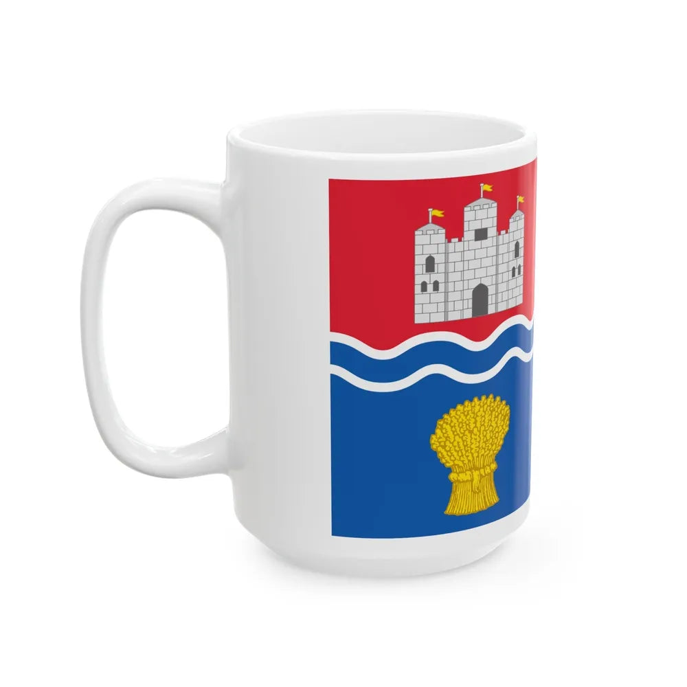 Flag of Newbury UK - White Coffee Mug-Go Mug Yourself