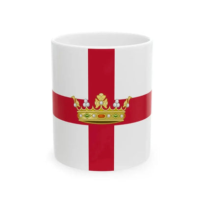 Flag of Newfoundland 1862-1870 (Canada) White Coffee Mug 11oz - Go Mug Yourself