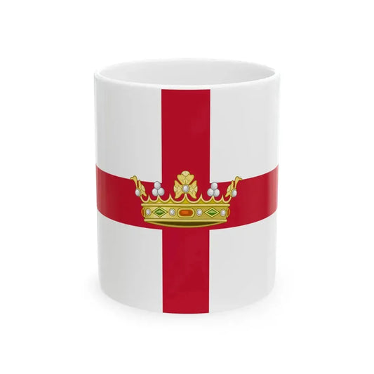 Flag of Newfoundland 1862-1870 (Canada) White Coffee Mug 11oz - Go Mug Yourself