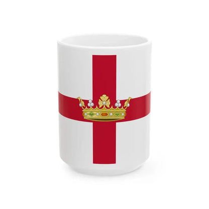 Flag of Newfoundland 1862-1870 (Canada) White Coffee Mug 15oz - Go Mug Yourself