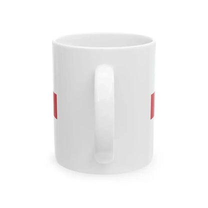 Flag of Newfoundland 1862-1870 (Canada) White Coffee Mug - Go Mug Yourself