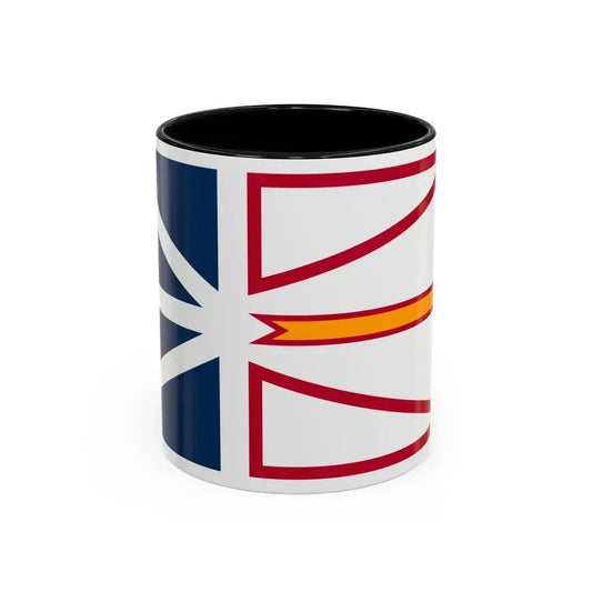 Flag of Newfoundland and Labrador Canada - Accent Coffee Mug 11oz Black - Go Mug Yourself
