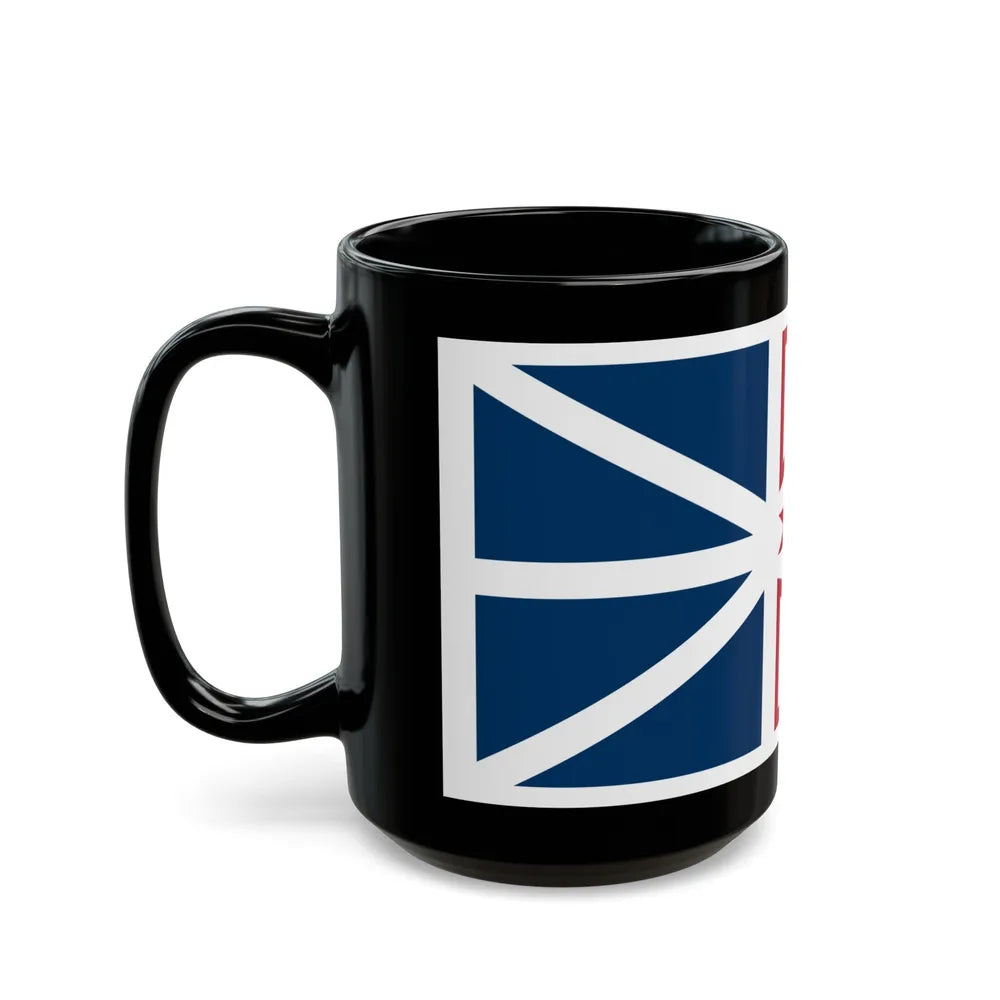 Flag of Newfoundland and Labrador Canada - Black Coffee Mug-Go Mug Yourself