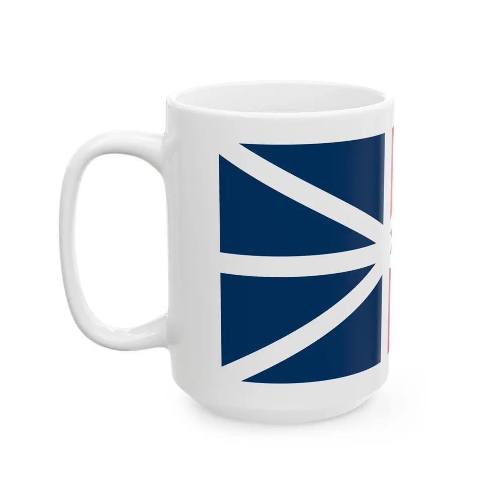 Flag of Newfoundland and Labrador Canada - White Coffee Mug-Go Mug Yourself