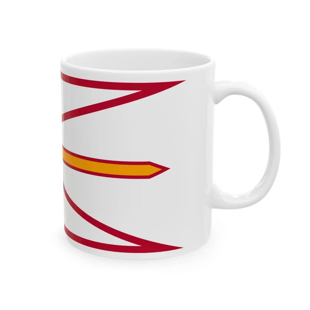 Flag of Newfoundland and Labrador Canada - White Coffee Mug-Go Mug Yourself